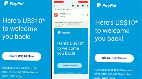 paypal 10 dollar reward|Claim your PayPal $10 reward.